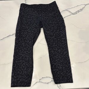 Lululemon wunder under cheetah leggings